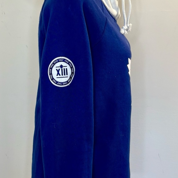 Toronto Maple Leafs Women's Blue Hoodie - Picture 4 of 6